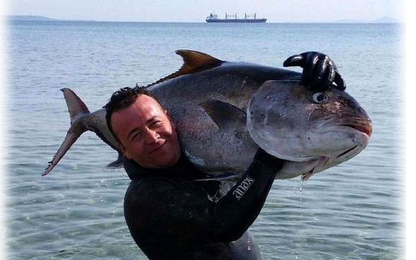 50 kiloluk dev balık görenler gözlerine inanamadı