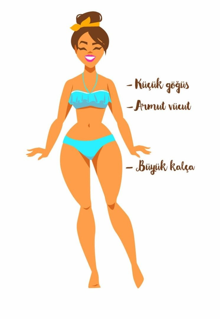 Vücut tipine göre bikini seçin!