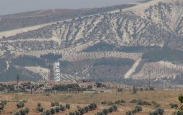 Kilis'te sınıra 25 metrelik gözetleme kulesi