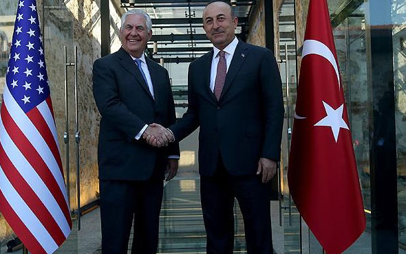 Çavuşoğlu, ABD'li mevkidaşı Tillerson ile görüştü