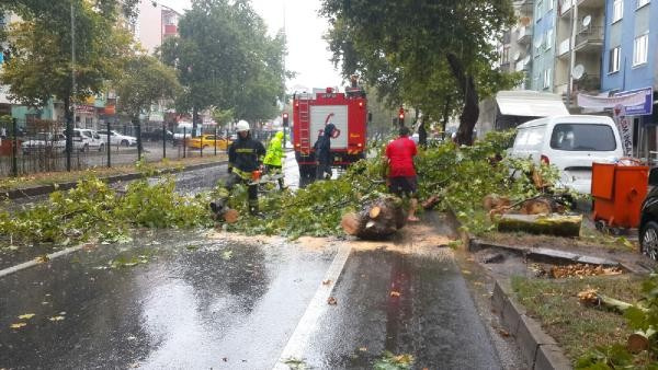 Bu kez İstanbul değil alt geçitler doldu ağaçlar devrildi