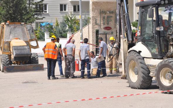 Ankara'da panik anları gören telefona sarıldı