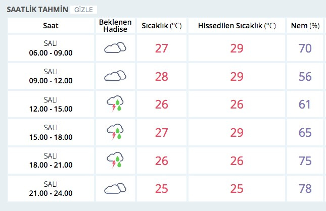 Saatlik hava durumu! İstanbul için meteoroloji alarmı