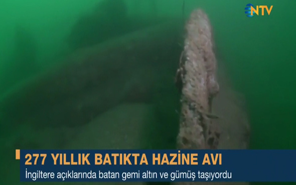 277 yıllık batıkta hazine avı