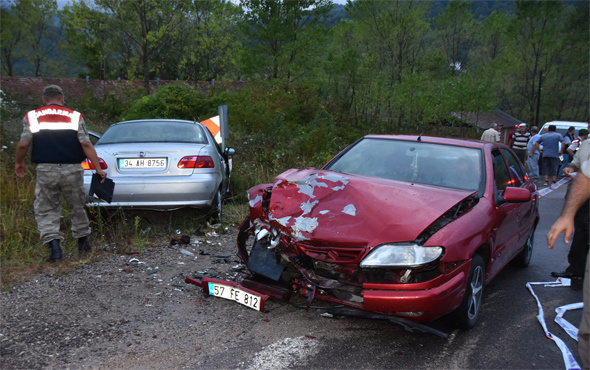 Sinop'ta feci kaza: 1 ölü 6 yaralı