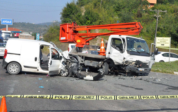 Zonguldak'ta trafik kazası 1 ölü 5 yaralı