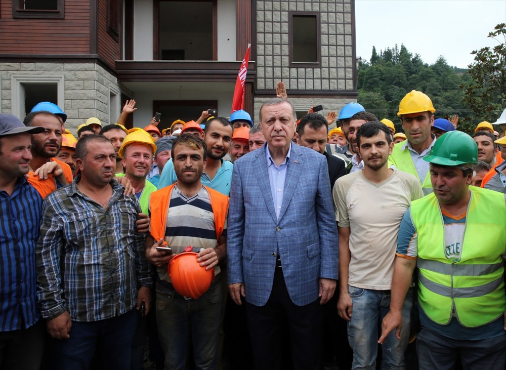 Cumhurbaşkanı Erdoğan Rize'de