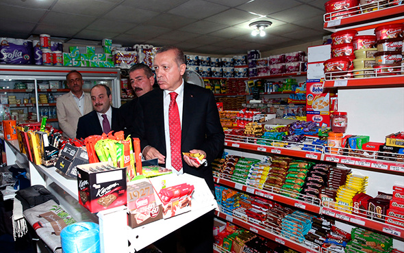 Cumhurbaşkanı Erdoğan Rize'de  alışveriş yaptı