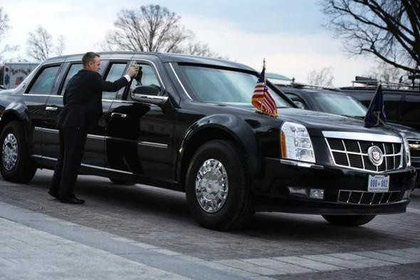 Dünya liderlerinin arabalarına bakın Trump'ınki fena