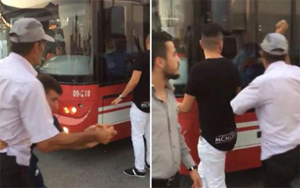İzmir'de belediye otobüsüne hücum: Yaralılar var!