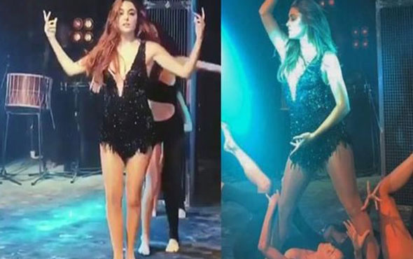 Hande Erçel'in dansı sosyal medyayı salladı!