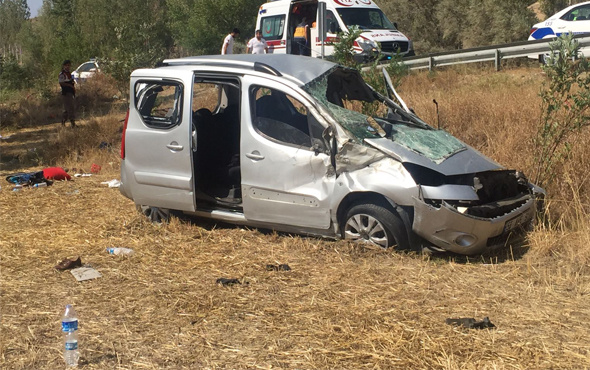  Çorum'da trafik kazası: 1 ölü, 3 yaralı