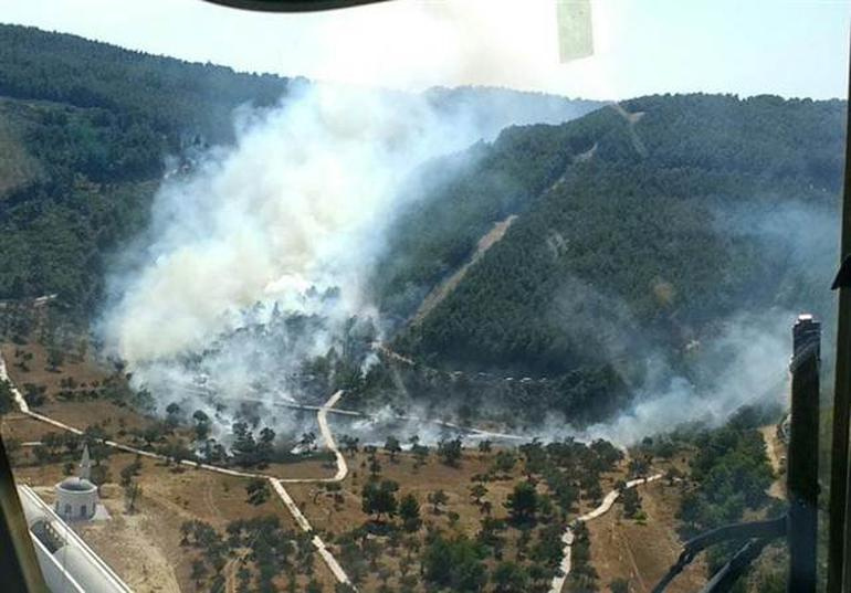 Gelibolu'da orman yangını kontrol altına alındı