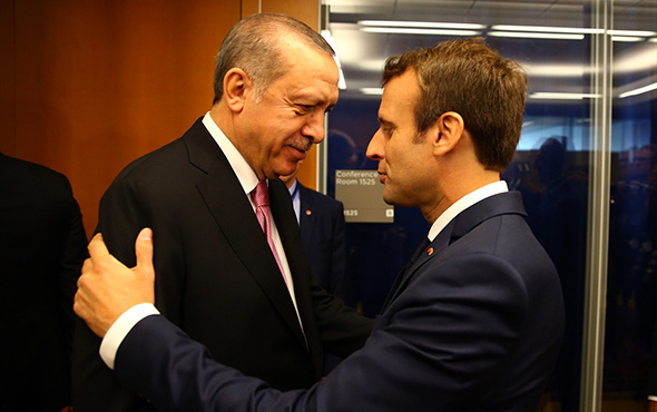 Cumhurbaşkanı Erdoğan BM'de liderle görüşüyor