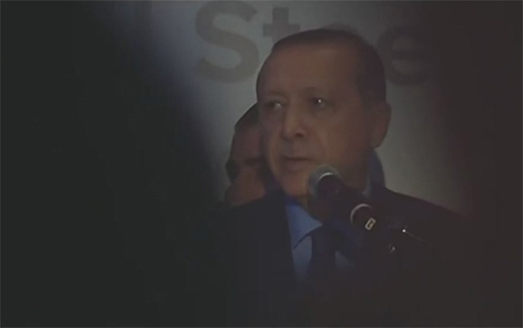 ABD'de Cumhurbaşkanı Erdoğan konuşurken ortalık karıştı!