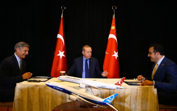 THY'den 40 uçaklık dev alım Erdoğan yalnız bırakmadı