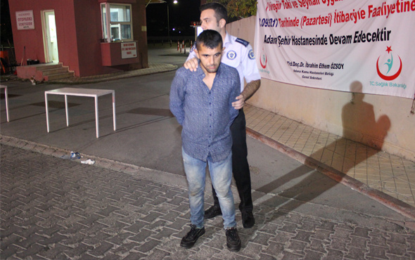 Adana'da hastanede hırsızlık girişimi