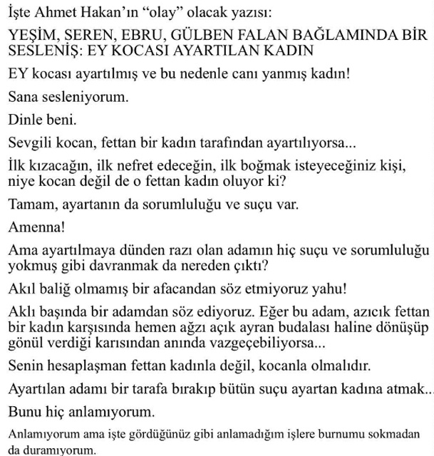 Seren Serengil Ahmet Hakan'a ateş püskürdü "Vurun kahpeye"