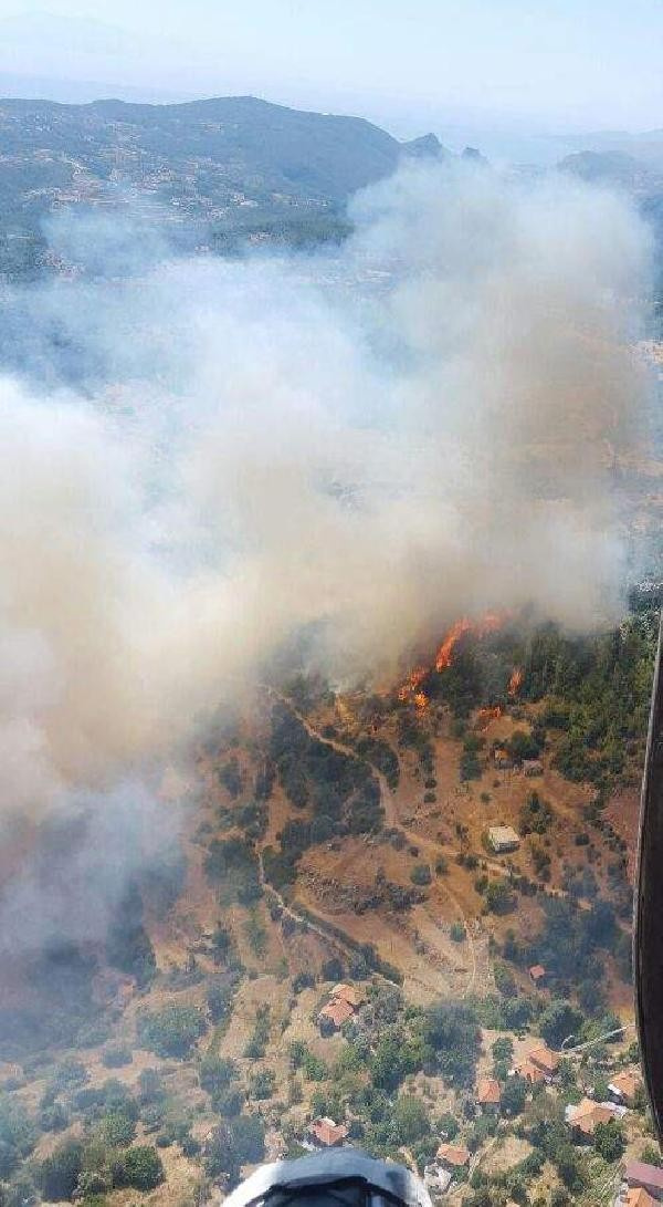 Ciğerlerimiz yanıyor Muğla'dan son dakika yangın haberi ilk görüntüler