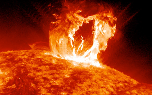Güneş'te 2008'den bu yana en güçlü patlama