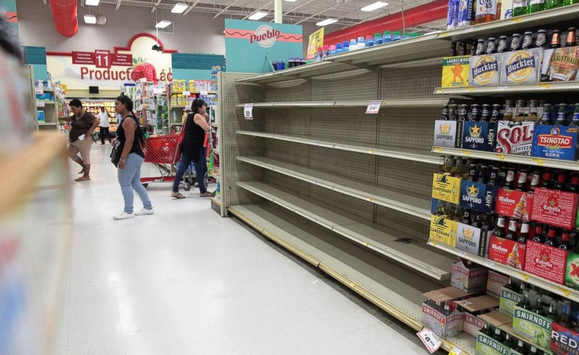 Irma geliyor ABD kaçıyor! Marketler boşaldı yiyecek kalmadı