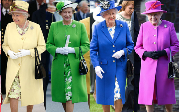 Kraliçe neden renkli kıyafetler giyiyor?