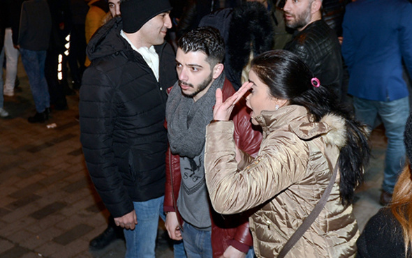 Taksim'de yeni yılın ilk dakikalarında taciz rezaleti 