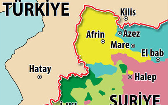 Mevziler kazılıyor: Obüslerin yönü Afrin'e çevrildi!