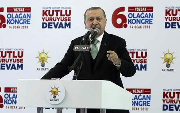 Erdoğan'dan Afrin açıklaması: 'Bir gece ansızın gelebiliriz'