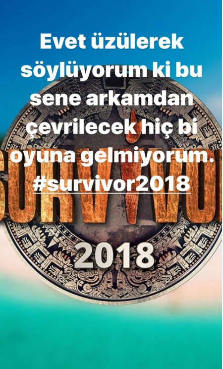 Turabi Survivor 2018'e gitmiyorum dedi bomba ifşa geldi