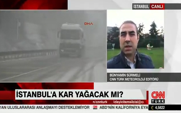 İstanbul’a kar ne zaman yağacak Bünyamin Sürmeli’den korkutan uyarı