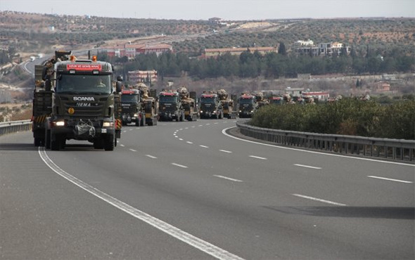 Askeri birlikler Suriye sınırına ulaştı!