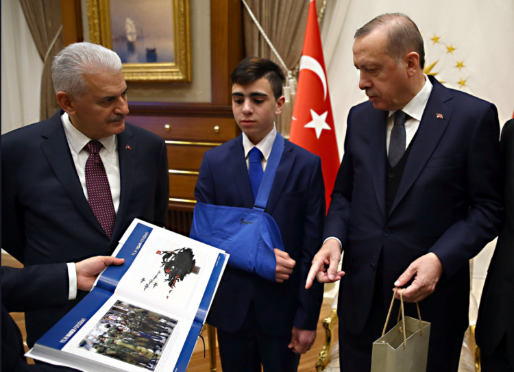 Cumhurbaşkanı Erdoğan Cüneydi'yi kabul etti