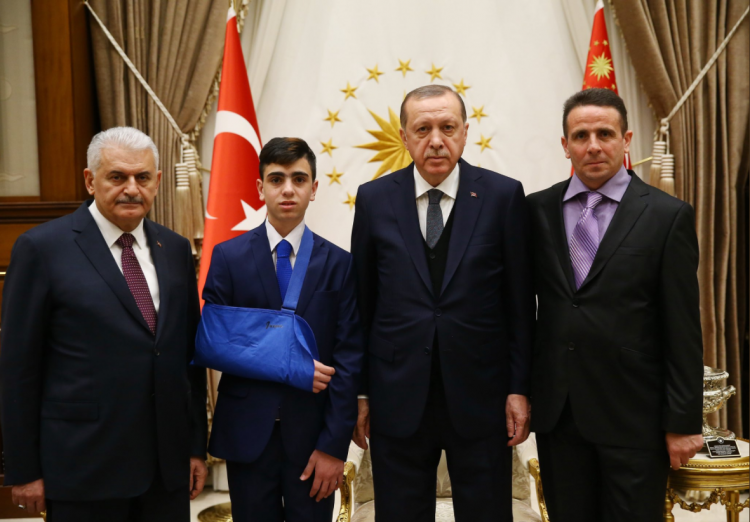 Cumhurbaşkanı Erdoğan Cüneydi'yi kabul etti