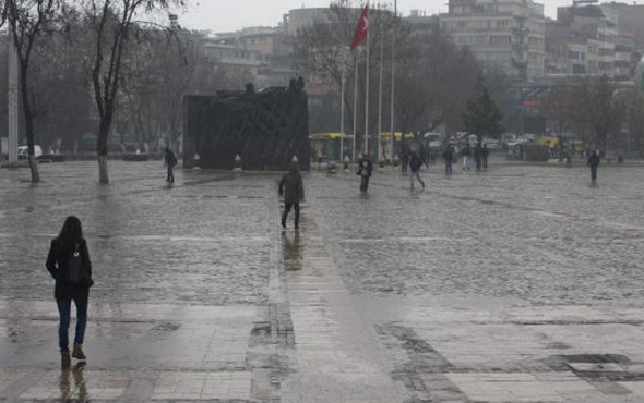 Gaziantep'te hava çok kötü meteorolojiden alarm geldi
