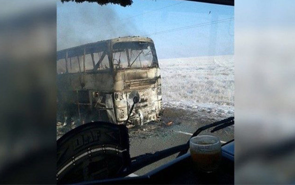 Kazakistan'da korkunç olay! Otobüs yandı: 52 kişi can verdi!
