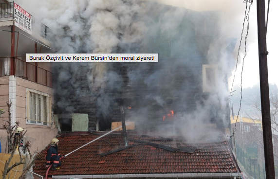 Üsküdar'da ahşap binada korkutan yangın!