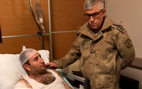 Org. Çetin yaralı askerleri ziyaret etti