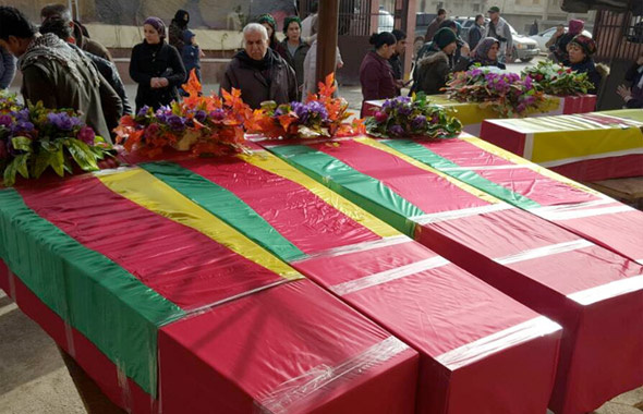 PYD/PKK cesetleri sıralandı! Afrin'den gelen bomba görüntü