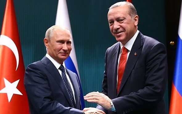 Cumhurbaşkanı Erdoğan ile Putin görüştü