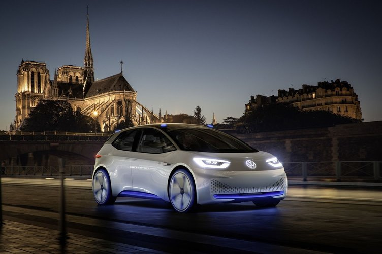 Geleceğin elektrikli otomobili Volkswagen I.D.