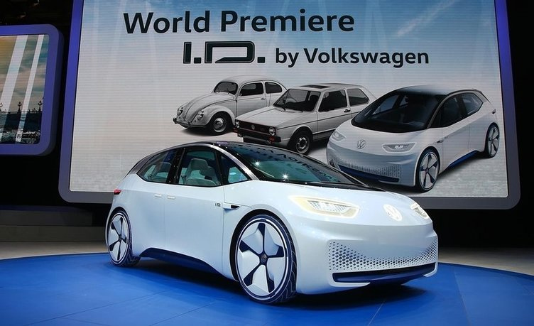 Geleceğin elektrikli otomobili Volkswagen I.D.