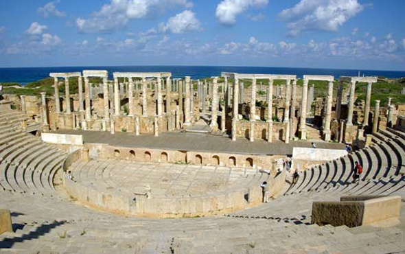Libya'da antik Roma kenti Leptis Magna, ihmal kurbanı