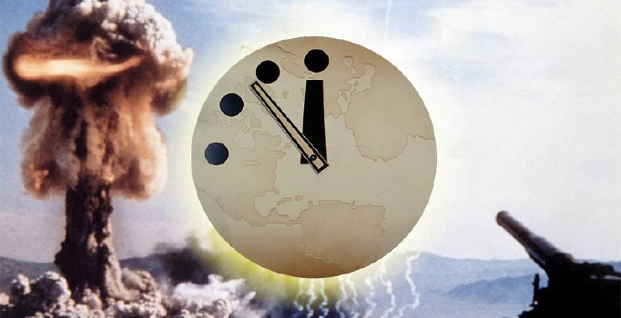 Kıyamet saati değişti dünyanın sonuna 2 dakika kaldı