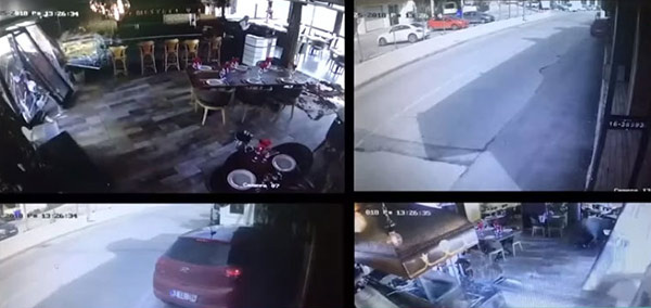 Erkan Petekkaya'ya restoran laneti önce araba girdi sonra yandı