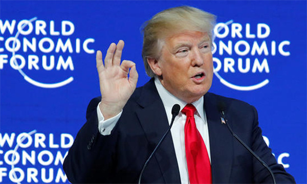 Trump'a Davos şoku: Konuştuğu sırada yuhalandı!