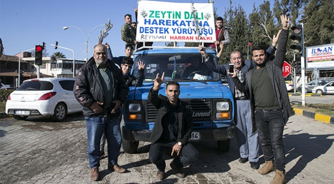 Reyhanlı'da Mehmetçiğe destek konvoyu