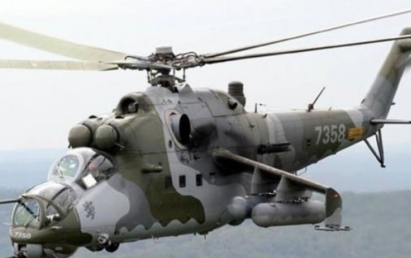 Rus helikopteri düştü: Pilotlar öldü