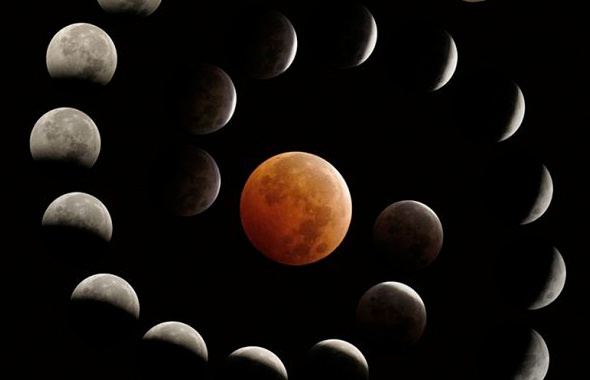Ay tutulması canlı yayınla izle - 31 Ocak Nasa görüntüleri
