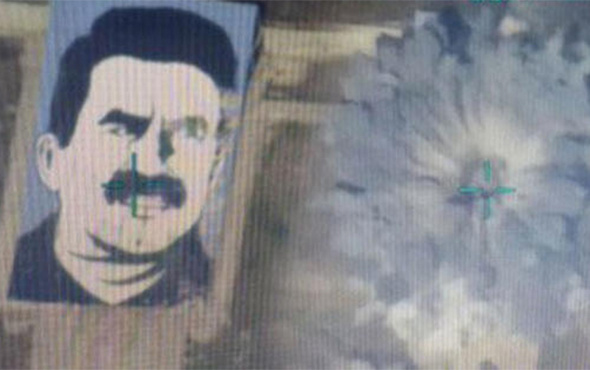 TSK, YPG'nin Öcalan anıtını havaya uçurdu!